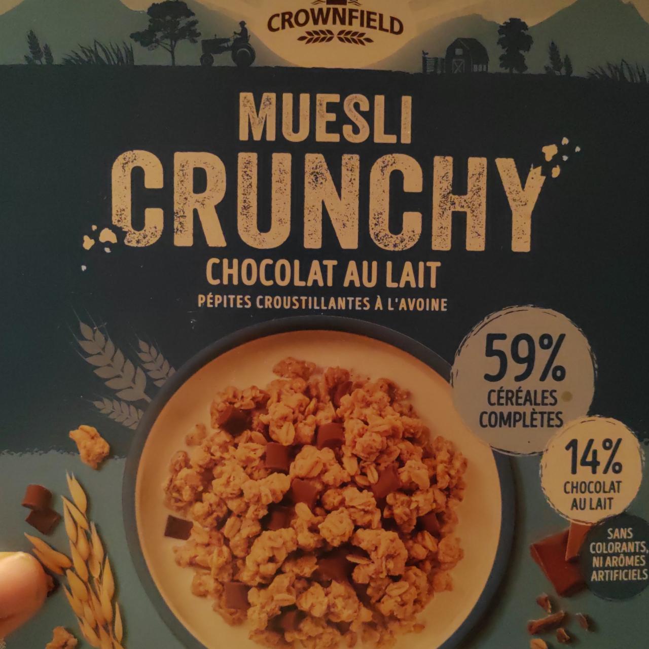 Fotografie - Muesli crunchy chocolat au lait Crownfield