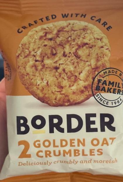 Fotografie - Border golden oat crumbles Family bakers