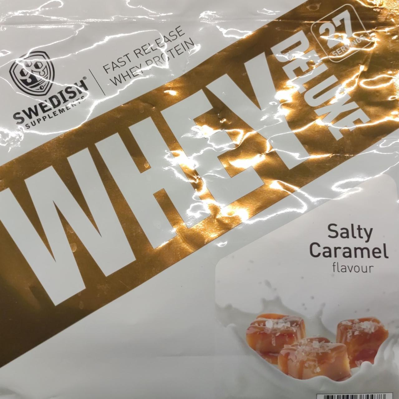 Fotografie - Whey Deluxe salty caramel Swedish Supplements