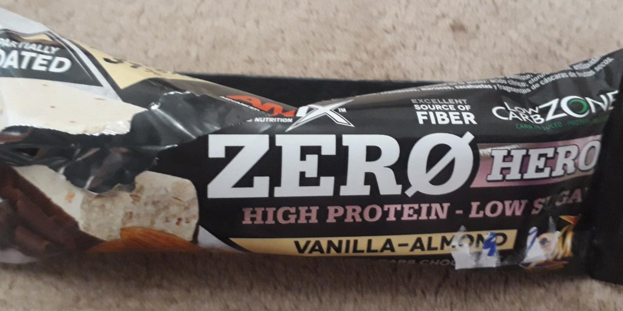 Fotografie - Proteinová tyčinka Zero Hero Vanilla Almond