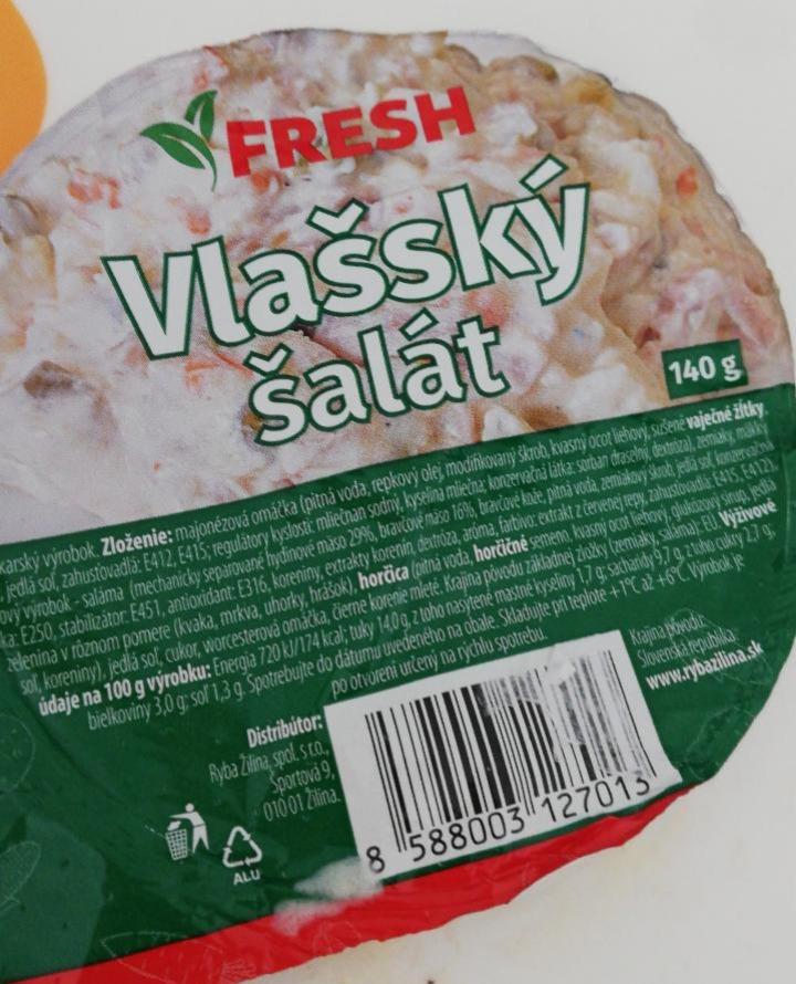 Fotografie - Vlašský salát fresh