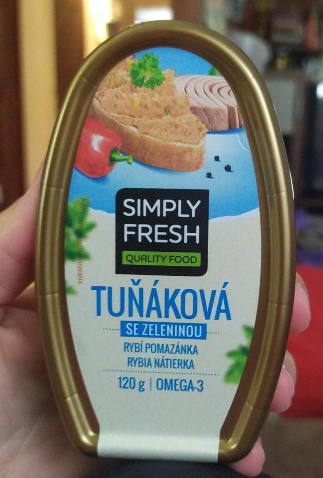 Fotografie - Pomazánka Tuňáková se zeleninou Simply Fresh