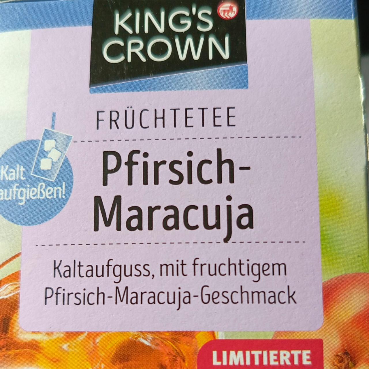 Fotografie - Früchtetee Pfirsich-Maracuja King's Crown