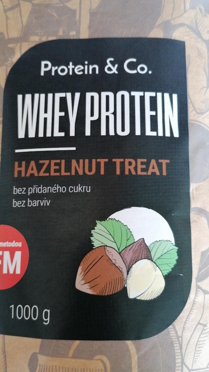 Fotografie - Whey protein CFM 80 hazelnut treat Protein&Co.
