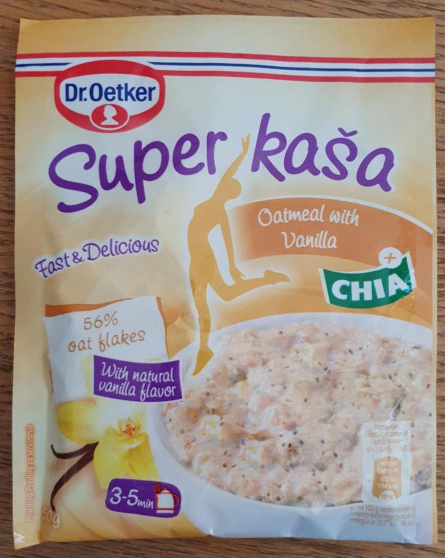 Fotografie - Super kaša Oatmeal with Vanilla + Chia Dr.Oetker