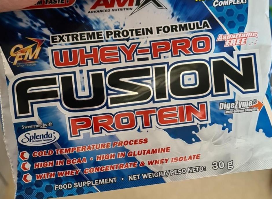 Fotografie - Whey-pro fusion protein vanilla Amix
