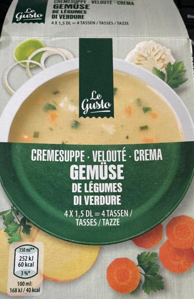 Fotografie - Cremesuppe gemüse Le Gusto