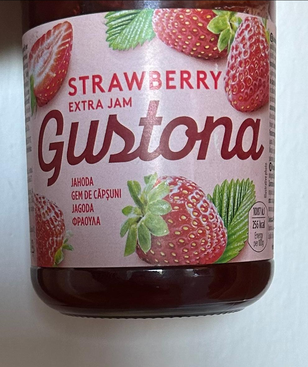 Fotografie - Strawberry extra jam Gustona