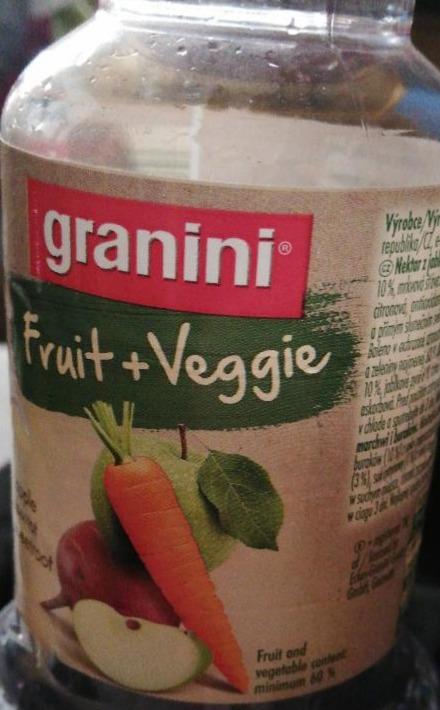 Fotografie - Veggie + Fruit jablko, mrkev, červená řepa Granini