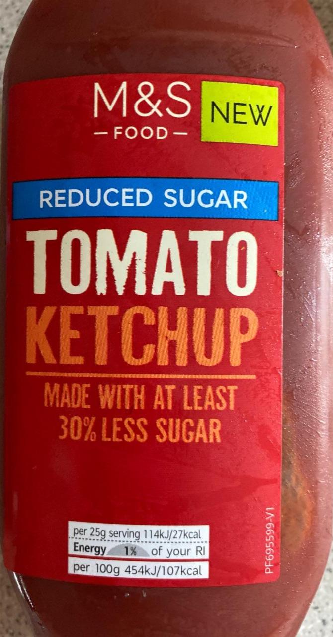 Fotografie - Reduced sugar Tomato Ketchup M&S Food