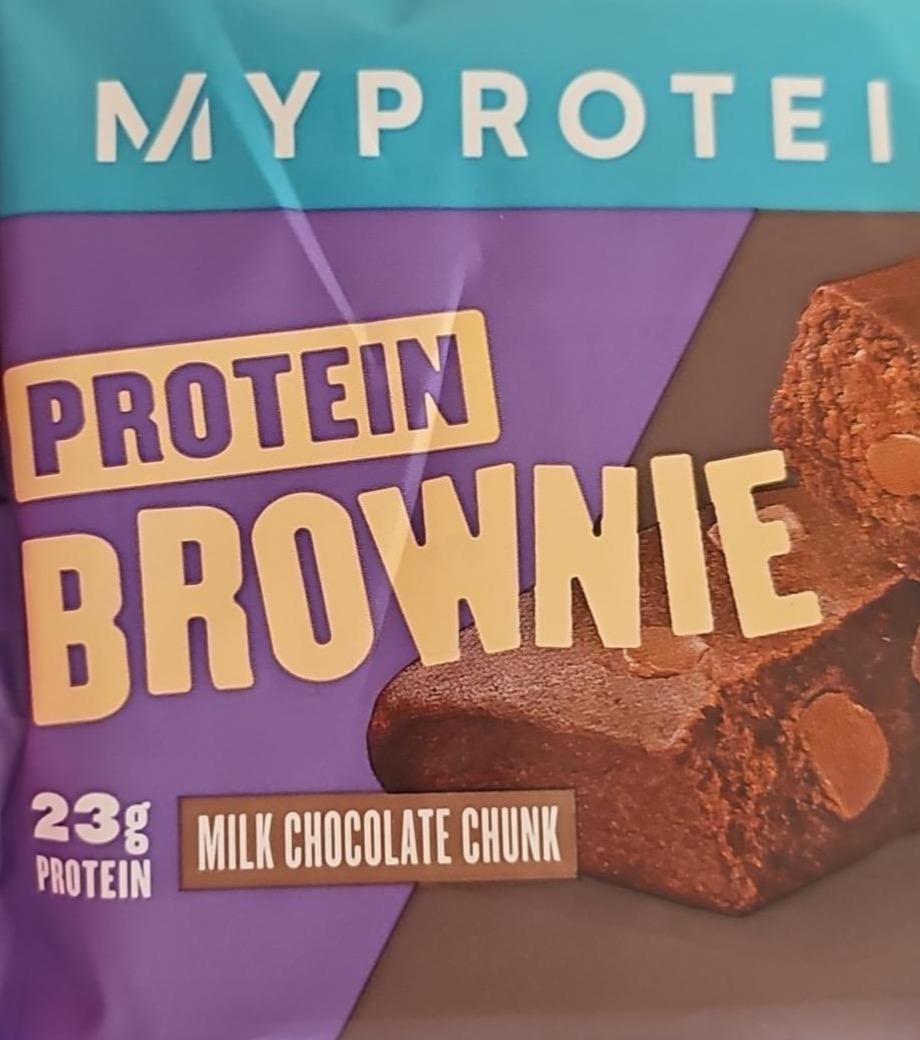 Fotografie - Brownie Milk chocolate chunk Myprotein