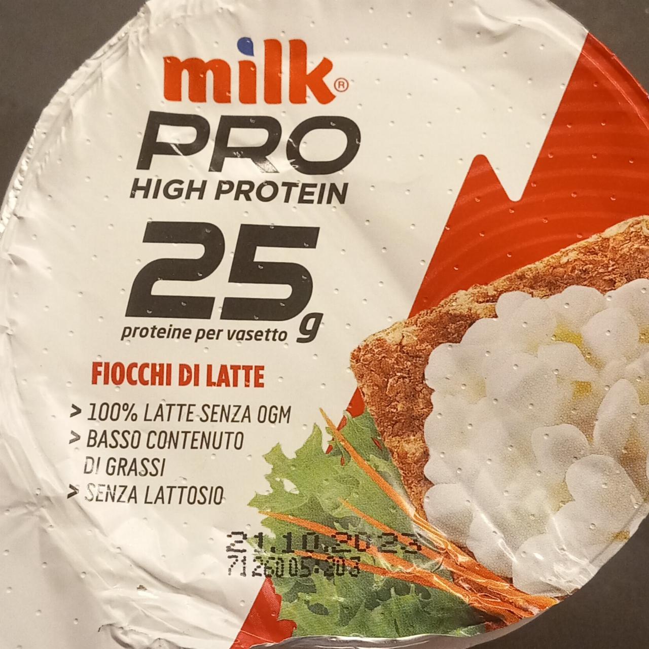 Fotografie - PRO High Protein Fiocchi di Latte senza lattosio Milk