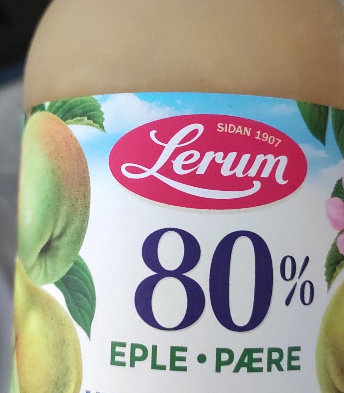 Fotografie - 80% Eple - Pære Lerum