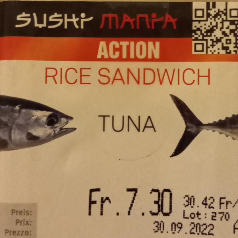 Fotografie - Rice Sandwich Tuna Sushi Mania