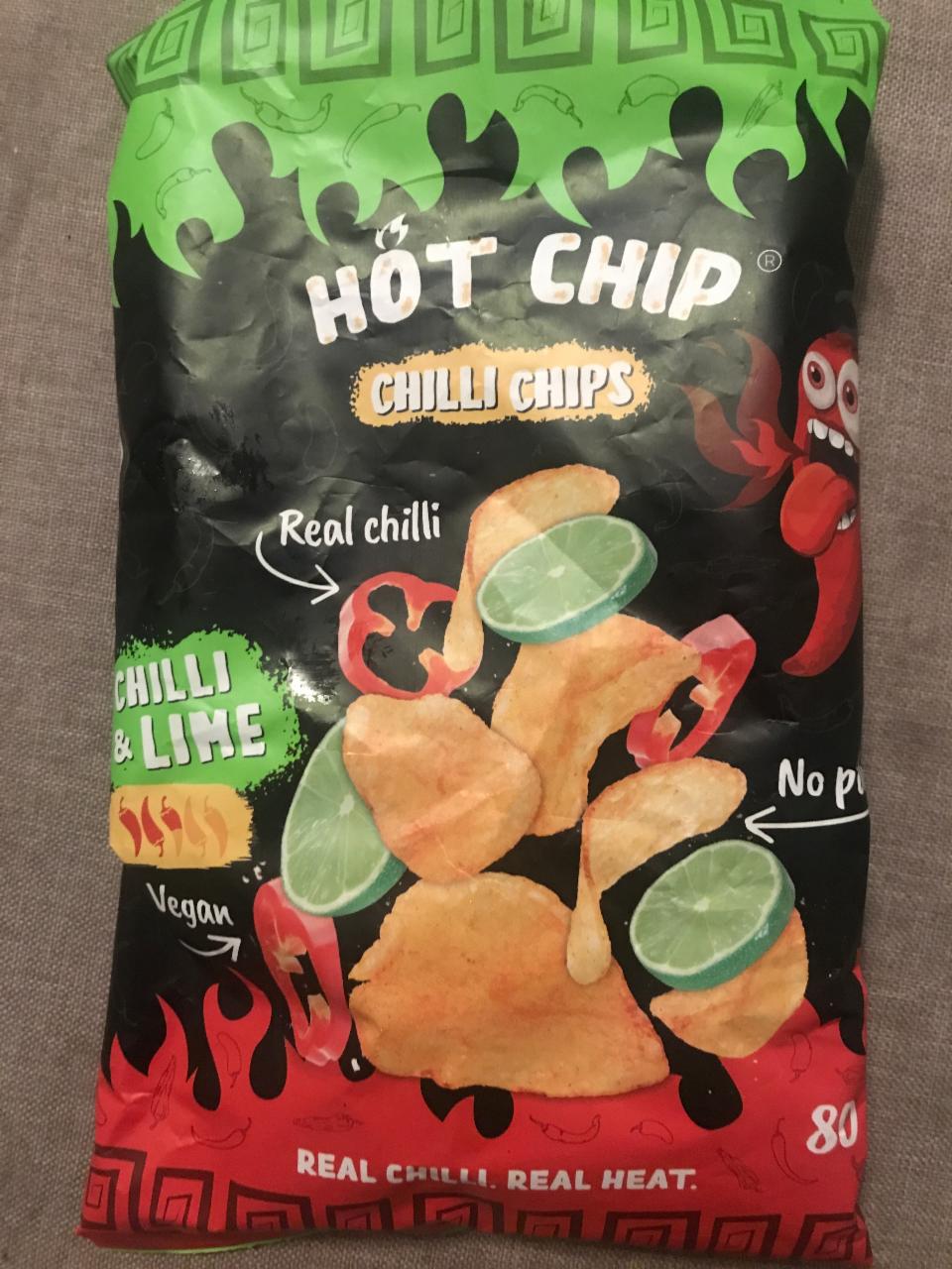 Fotografie - Chili Chips Chili & Lime Hot Chip
