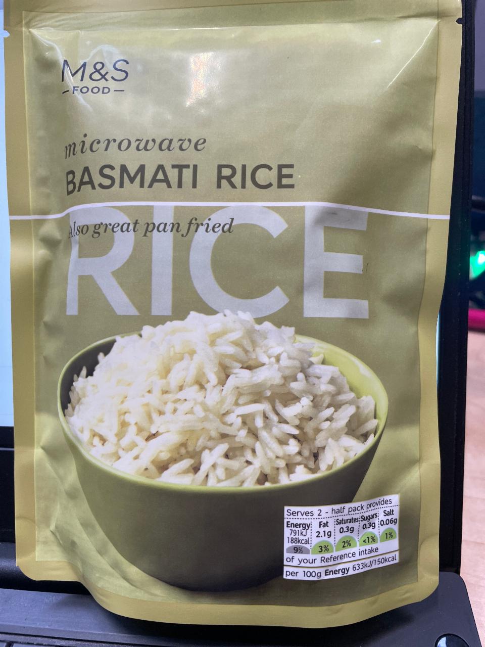 Fotografie - Microwave Basmati Rice M&S Food
