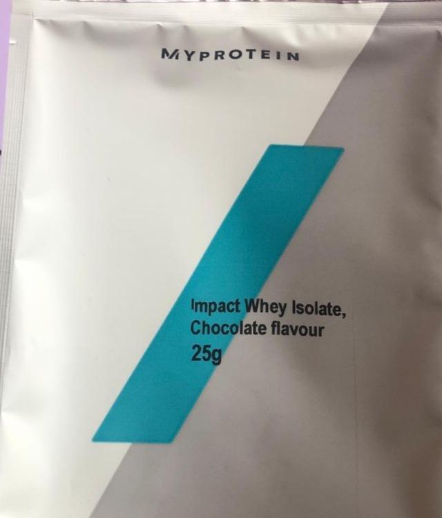 Fotografie - Impact Whey Isolate Chocolate flavour Myprotein