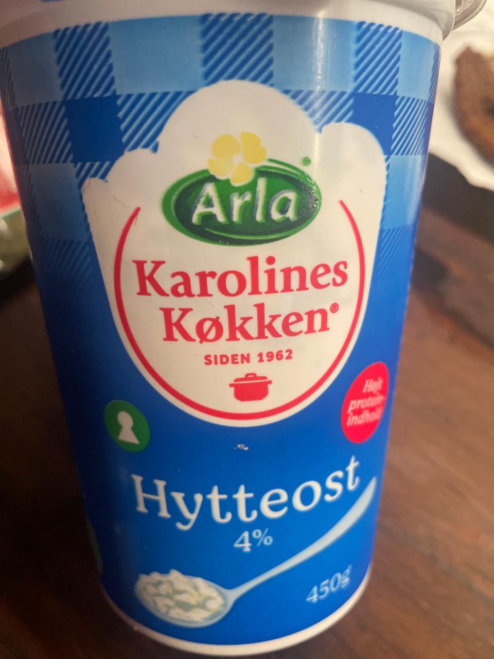 Fotografie - Karolines Køkken hytteost 4% Arla