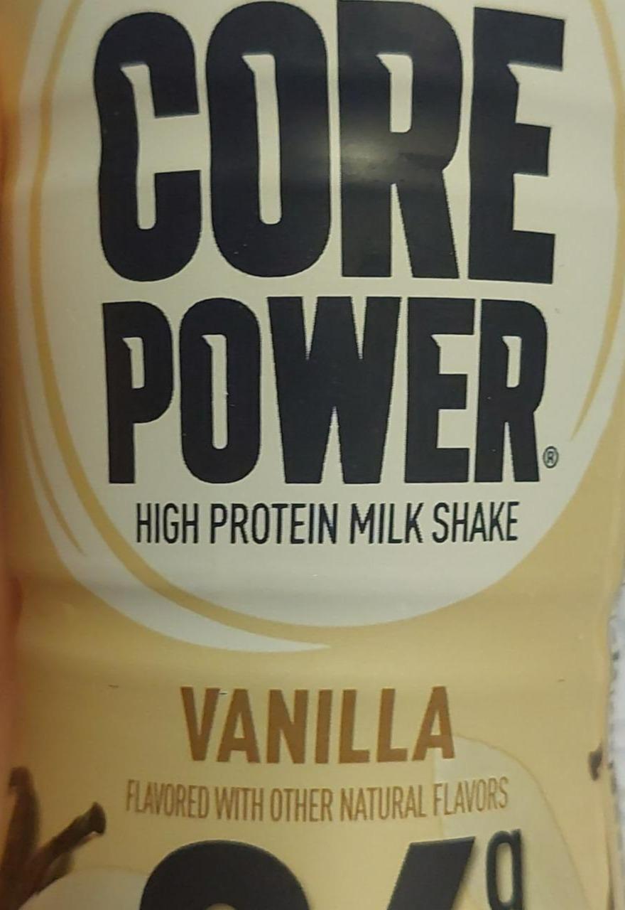 Fotografie - Core power High protein milk shake vanilla Fairlife
