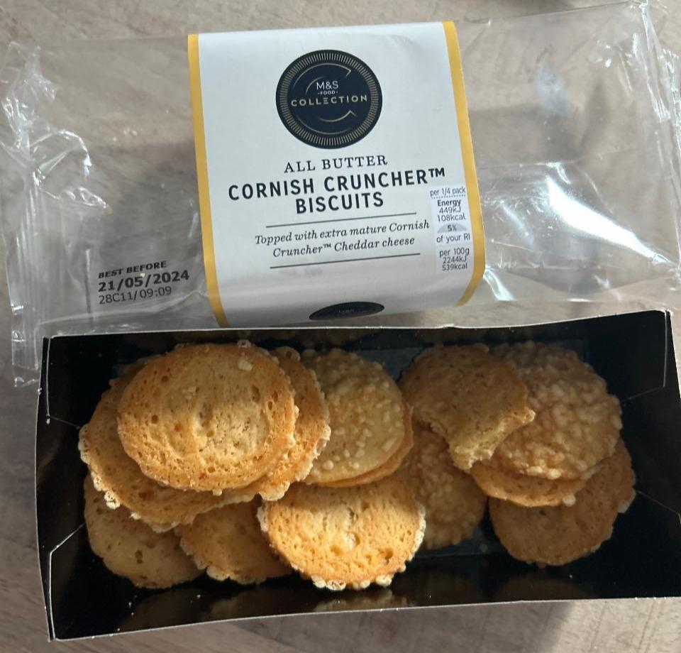 Fotografie - All Butter Cornish Cruncher Biscuits M&S Food
