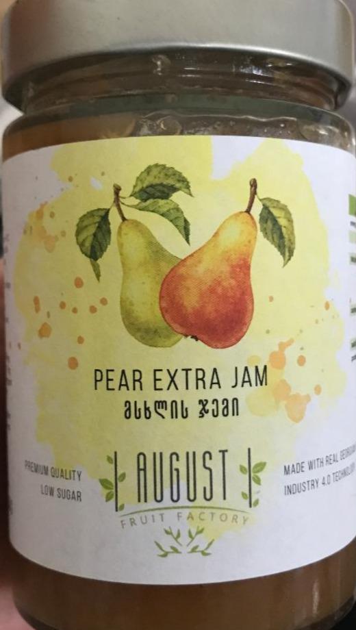 Fotografie - Pear Extra Jam August Fruit Factory