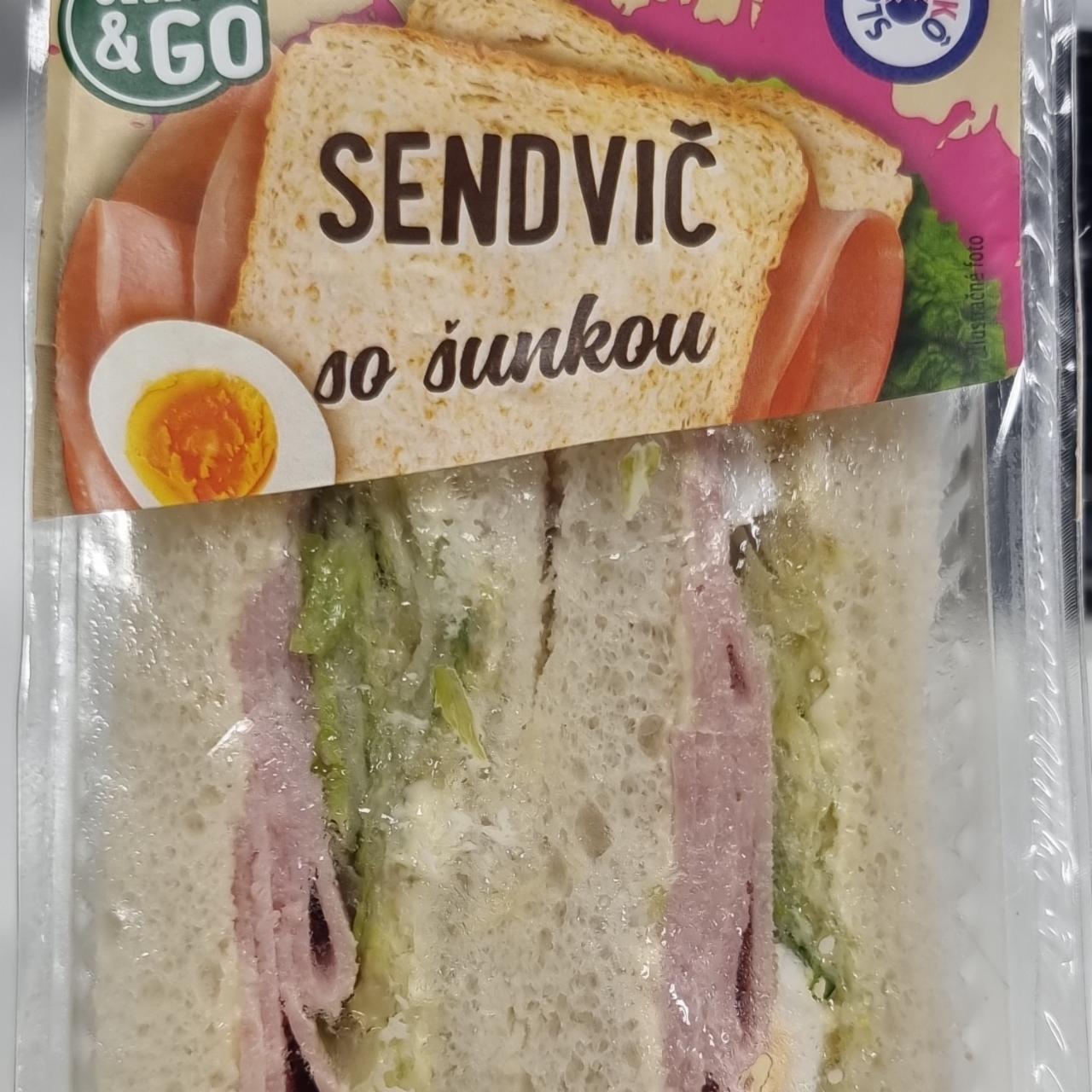 Fotografie - Sendvic so sunkou, majonezovou omackou, listovym salatom a vajickom Select&Go