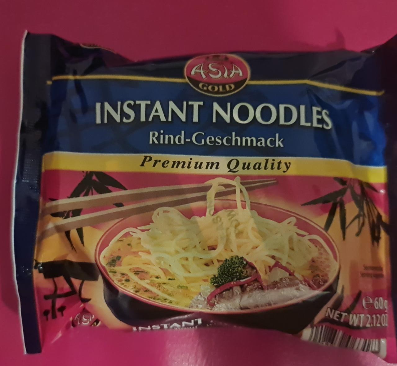 Fotografie - Instant Noodles Rind-Geschmack Asia Gold