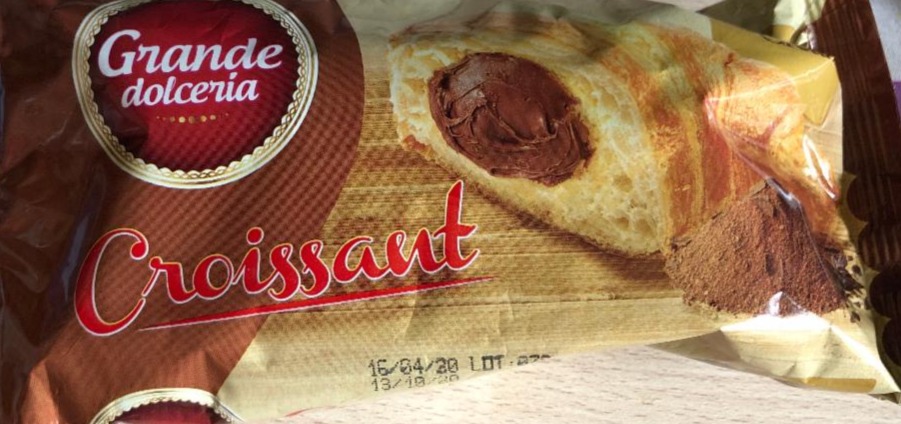 Fotografie - Croissant s kakaovou náplní Grande dolceria