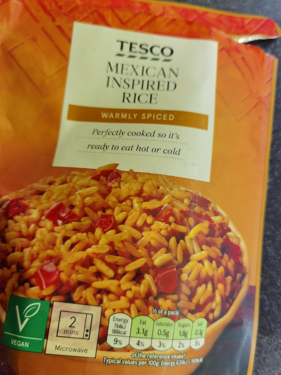 Fotografie - Tesco mexican inspired rice