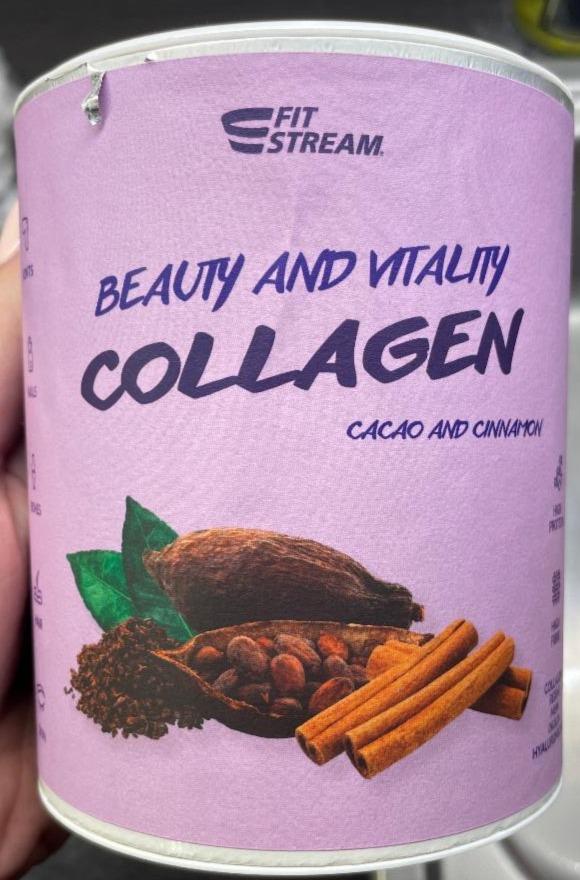 Fotografie - Beauty and vitality Collagen Cacao and Cinnamon Fit stream