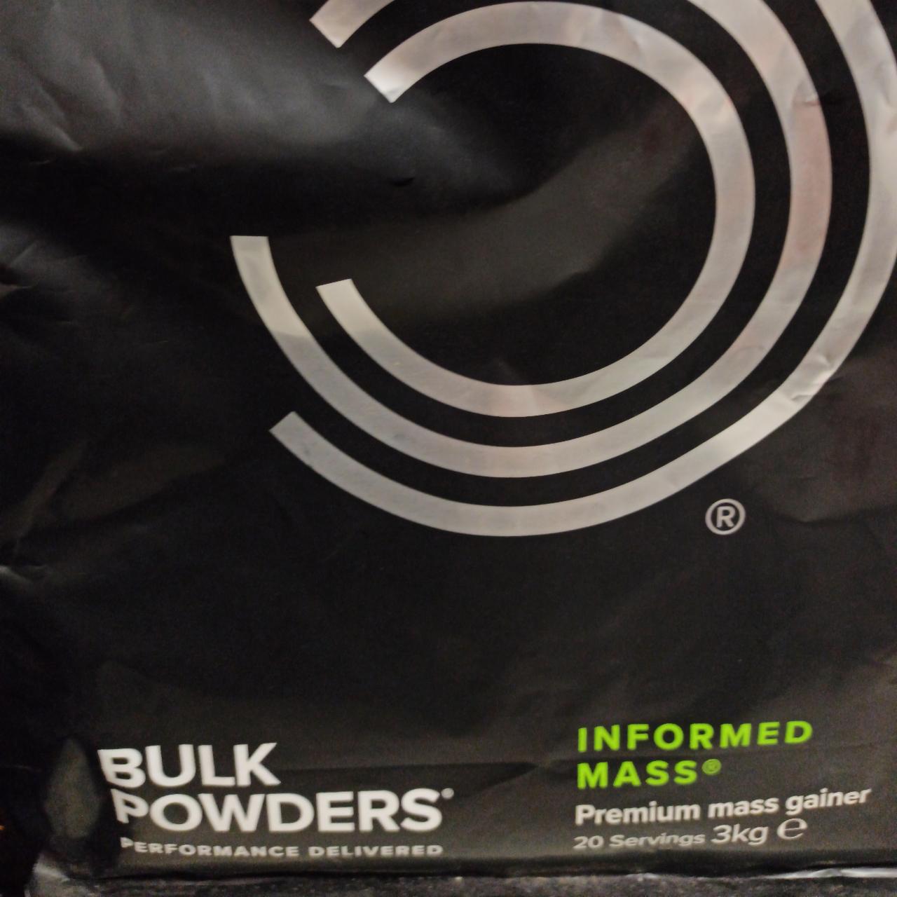 Fotografie - Informed mass Double chocolate Bulk powders