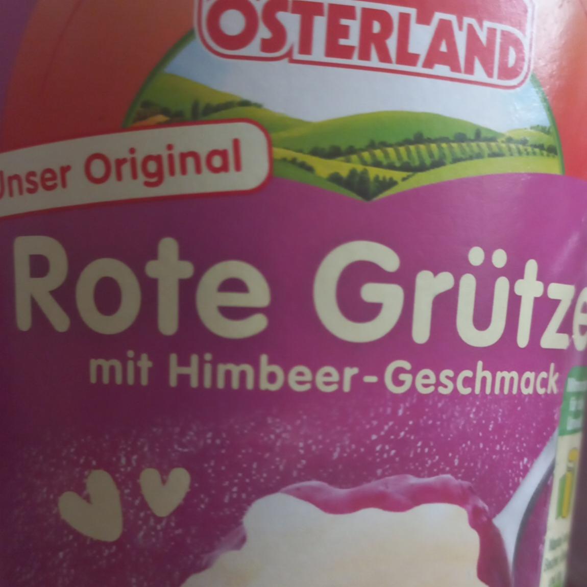 Fotografie - Rote Grütze mit Himbeer Geschmack Osterland