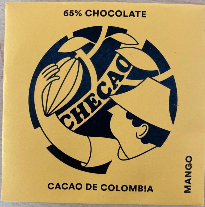 Fotografie - Checao 65% Chocolate Mango