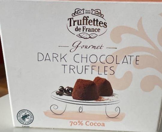 Fotografie - Gourmet Dark chocolate truffles Truffettes de France