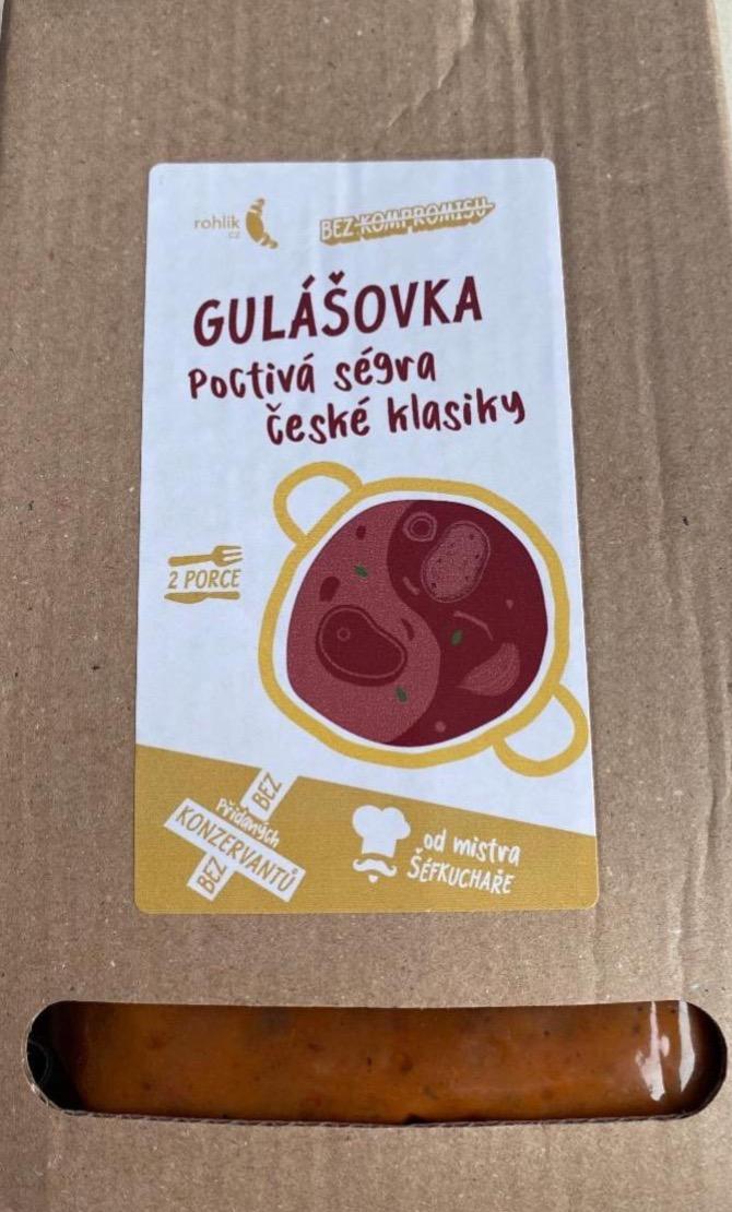 Fotografie - Gulášová polévka Rohlik.cz