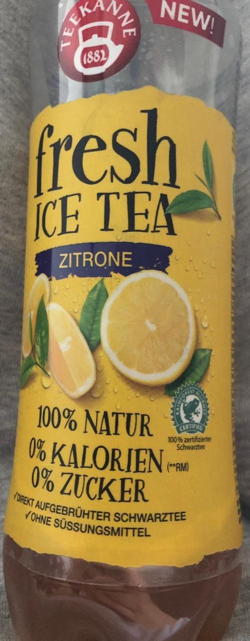 Fotografie - Fresh Ice tea Zitrone 100% Natur Teekanne