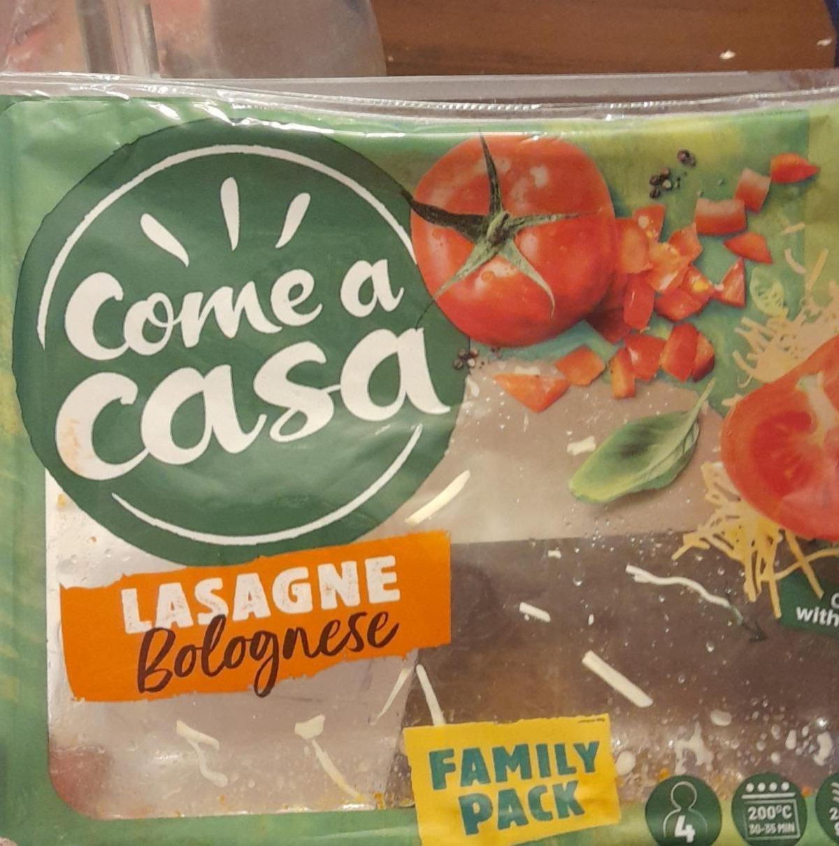 Fotografie - Lasagne Bolognese Famili Pack Come a Casa
