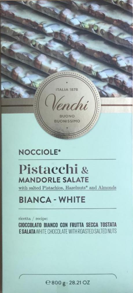 Fotografie - Pistachi & mandorle salate white chocolate