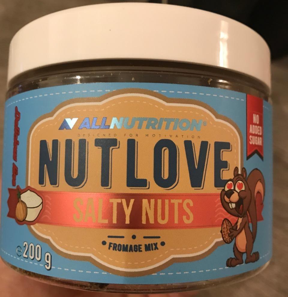 Fotografie - NutLove Salty Nuts Fromage Mix Allnutrition