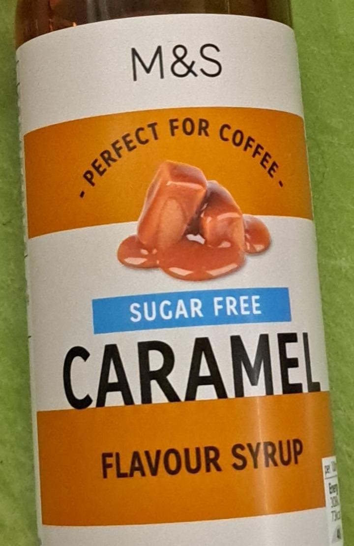 Fotografie - Sugar free Caramel flavour Syrup M&S