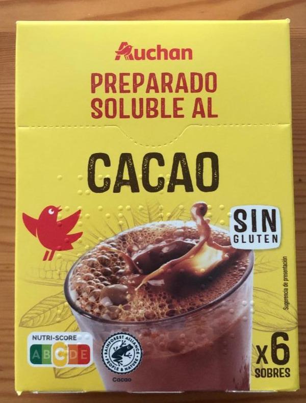 Fotografie - Preparado soluble al Cacao Auchan