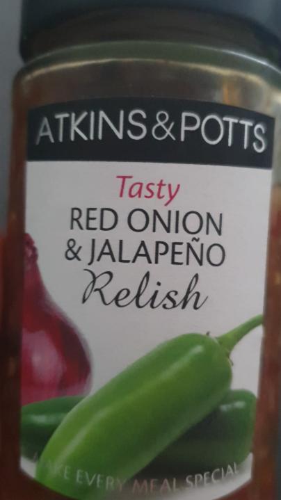 Fotografie - Tasty red onion & jalapeno relish Atkins & Potts