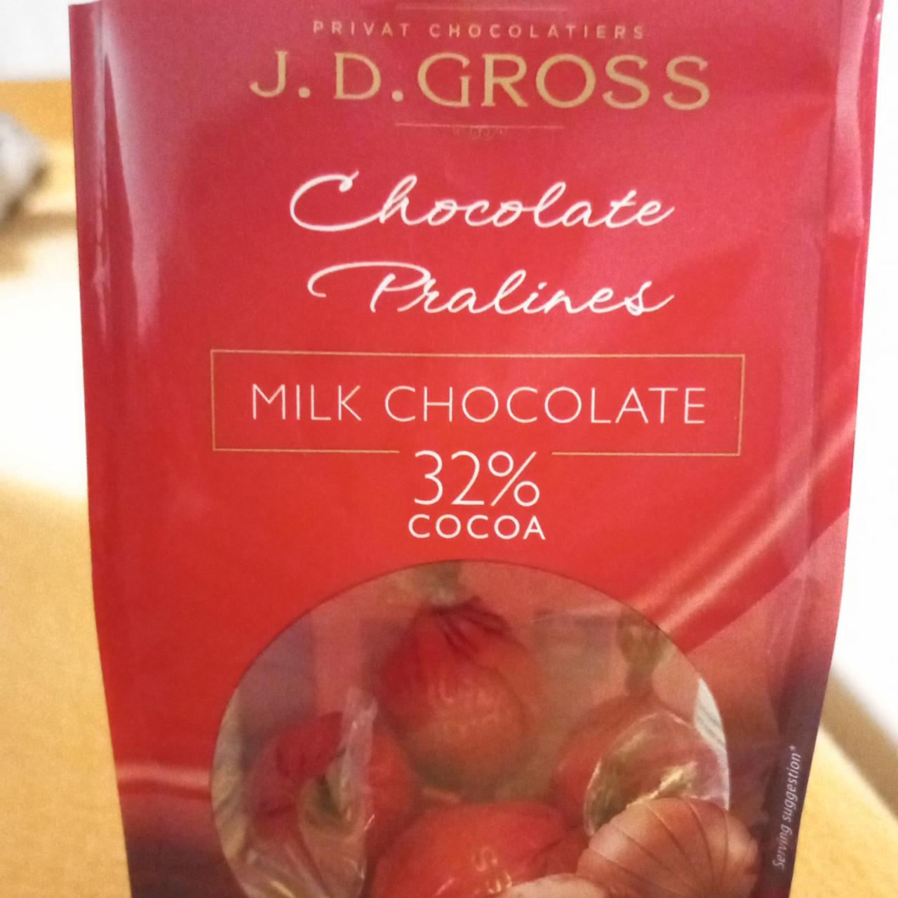 Fotografie - Chocolate Pralines Milk chocolate J. D. Gross