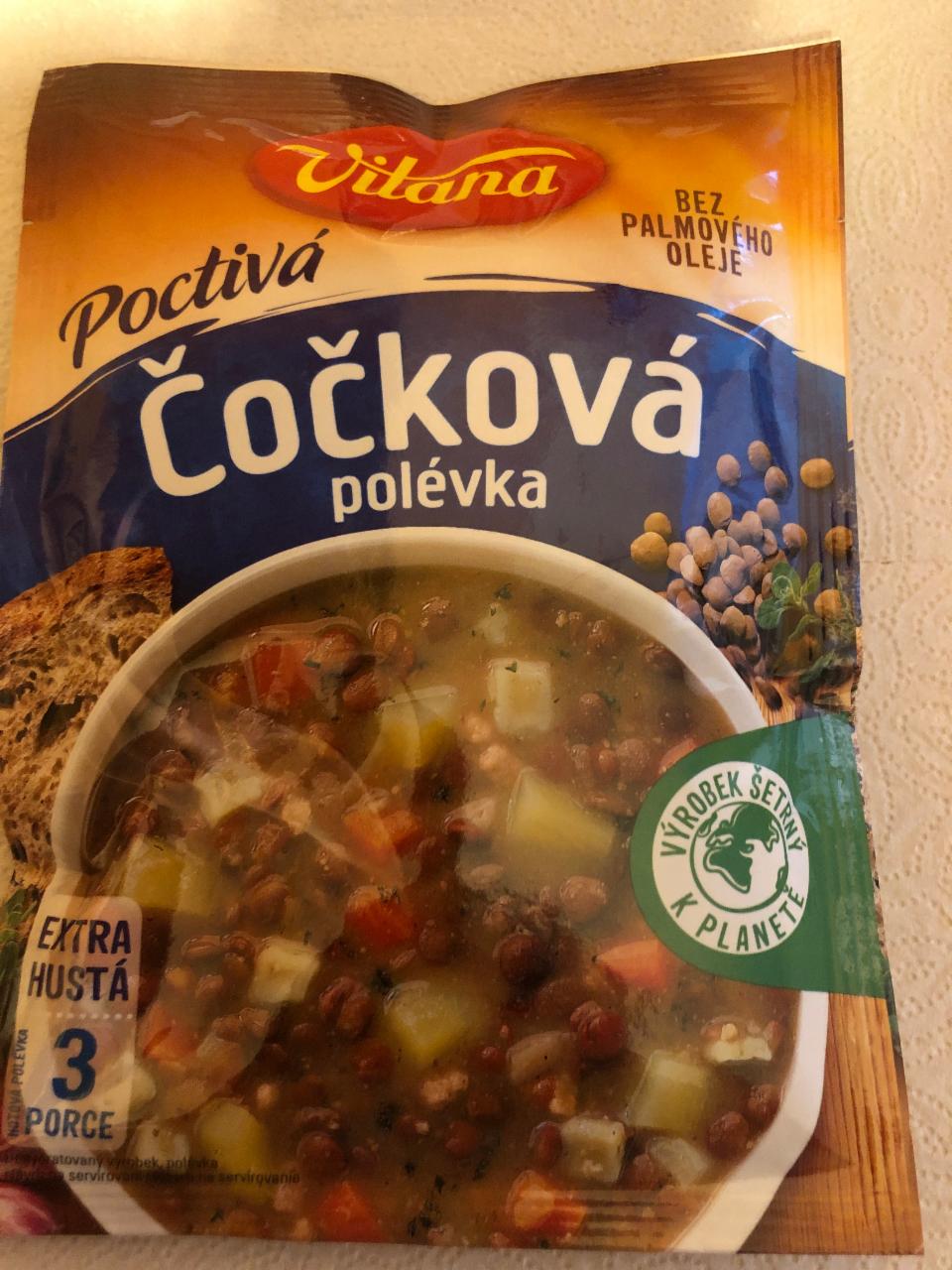 Fotografie - Poctivá čočková polévka Vitana