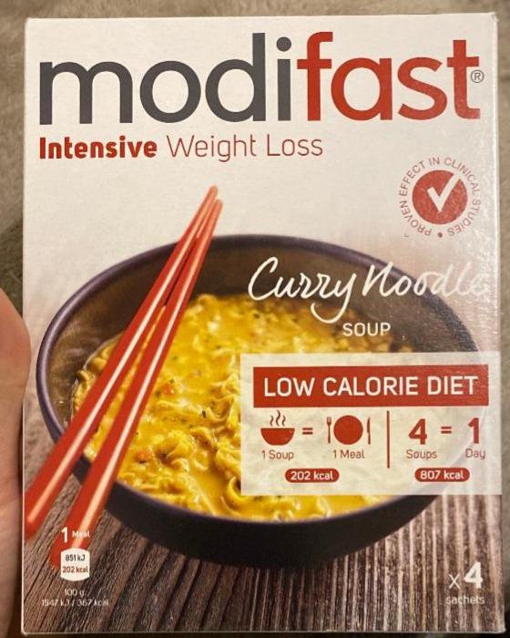 Fotografie - Curry Noodle soup Modifast Intensive