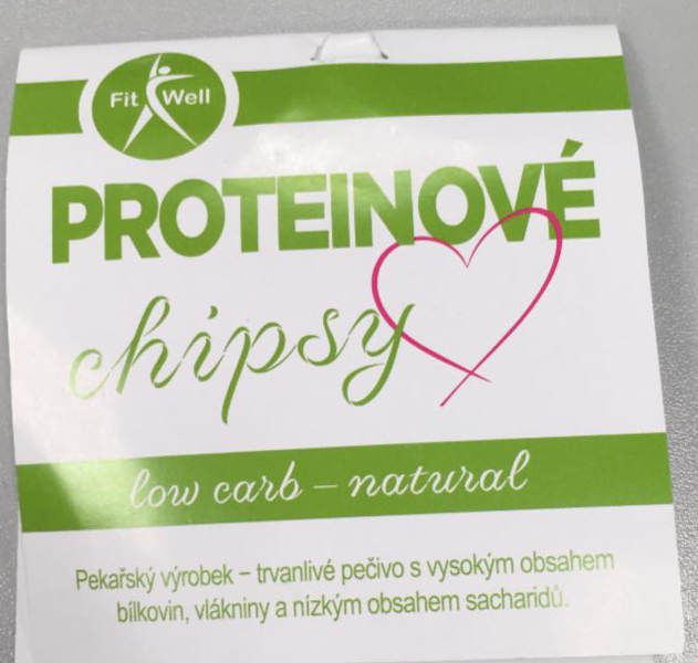 Fotografie - Proteinové chipsy Low Carb natural Fit Well
