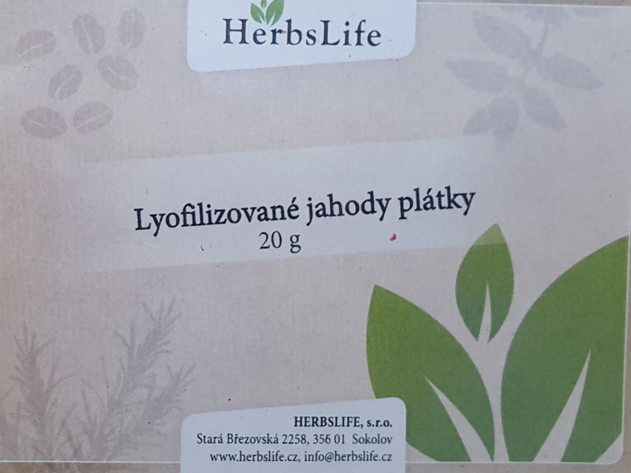 Fotografie - Lyofilizované jahody plátky HerbsLife