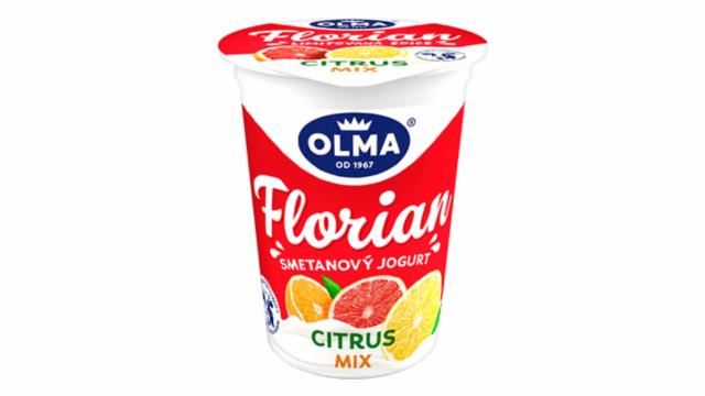 Fotografie - Florian jogurt smetanový citrus mix Olma