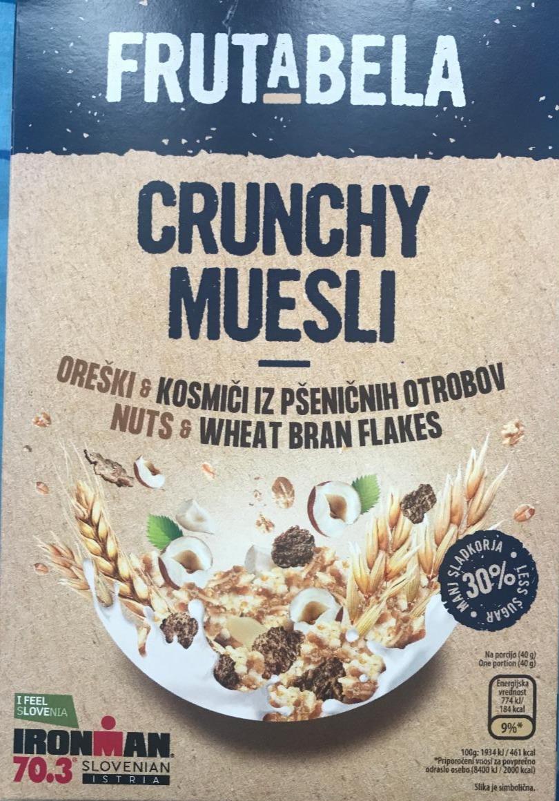 Fotografie - Crunchy Muesli oreščki & kosmiči iz pšeničnih otrobov Frutabela