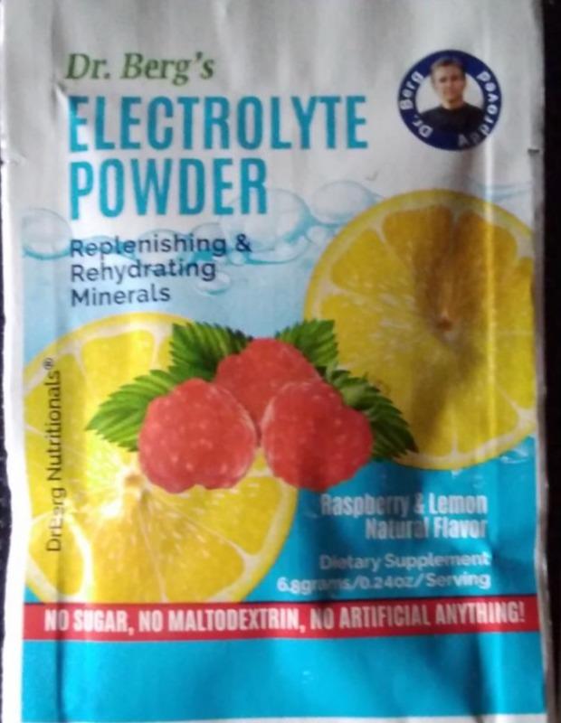 Fotografie - electrolyte powder Dr.Berg's